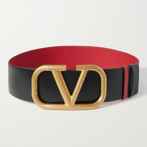 VALENTINO GARAVANI VLOGO reversible wide belt 75